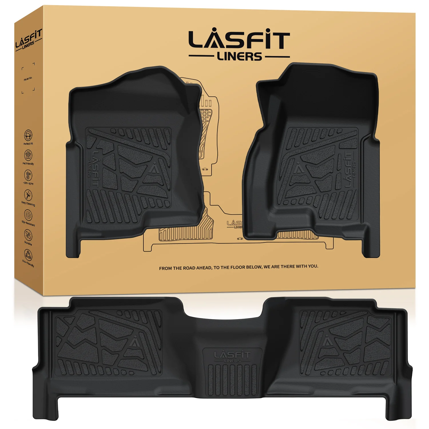 Fit for 1999-2006 GMC Sierra 2500HD 3500HD Floor Mats, Fit Without 4*4 Shifter Only - Image 10