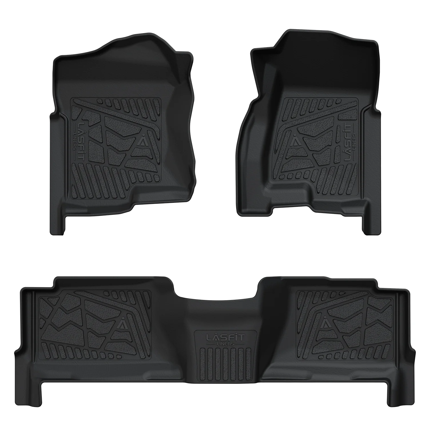 Fit for 2000-2006 GMC Yukon XL 1st & 2nd Row Floor Mats, Fit 2nd Row Bench Seat Only
