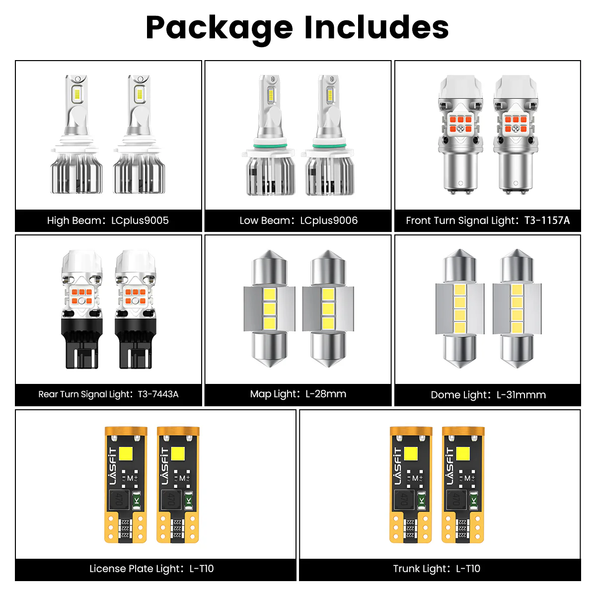 Fit for 2000-2007 Honda Accord LED Bulbs Upgrade - Image 3