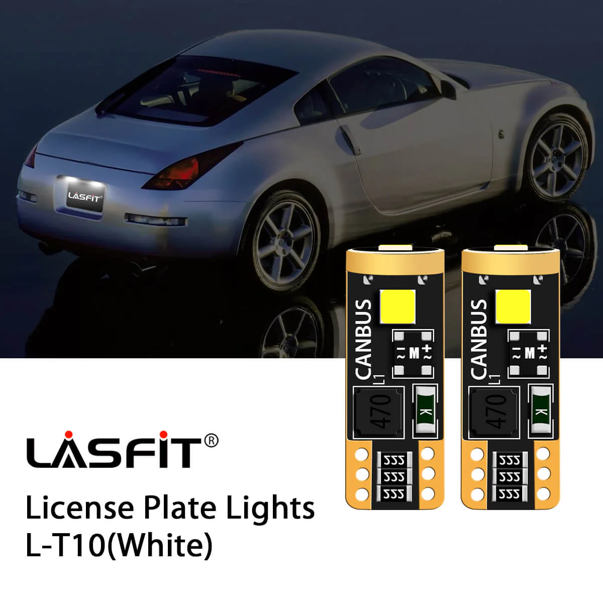 Fit for 2003-2005 Nissan 350Z Coupe LED Bulbs D2S Exterior Interior Lights - Image 25