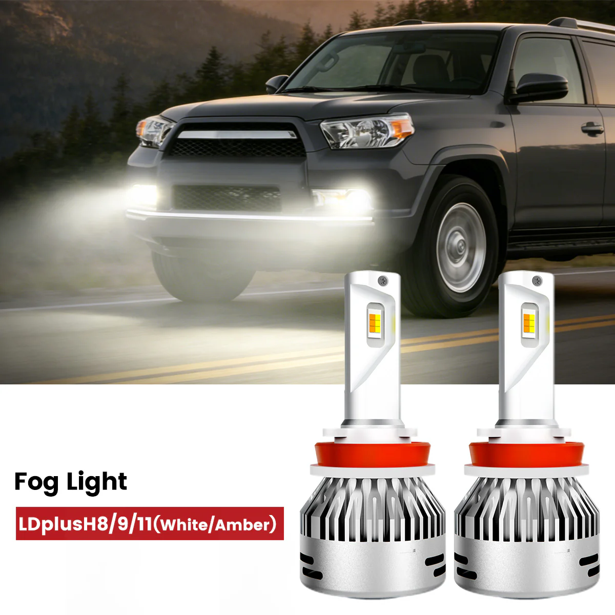 Fit for 2006-2013 Toyota 4Runner LED Bulbs Upgrade - Image 13