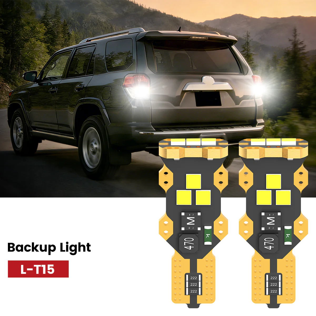 Fit for 2006-2013 Toyota 4Runner LED Bulbs Upgrade - Image 29