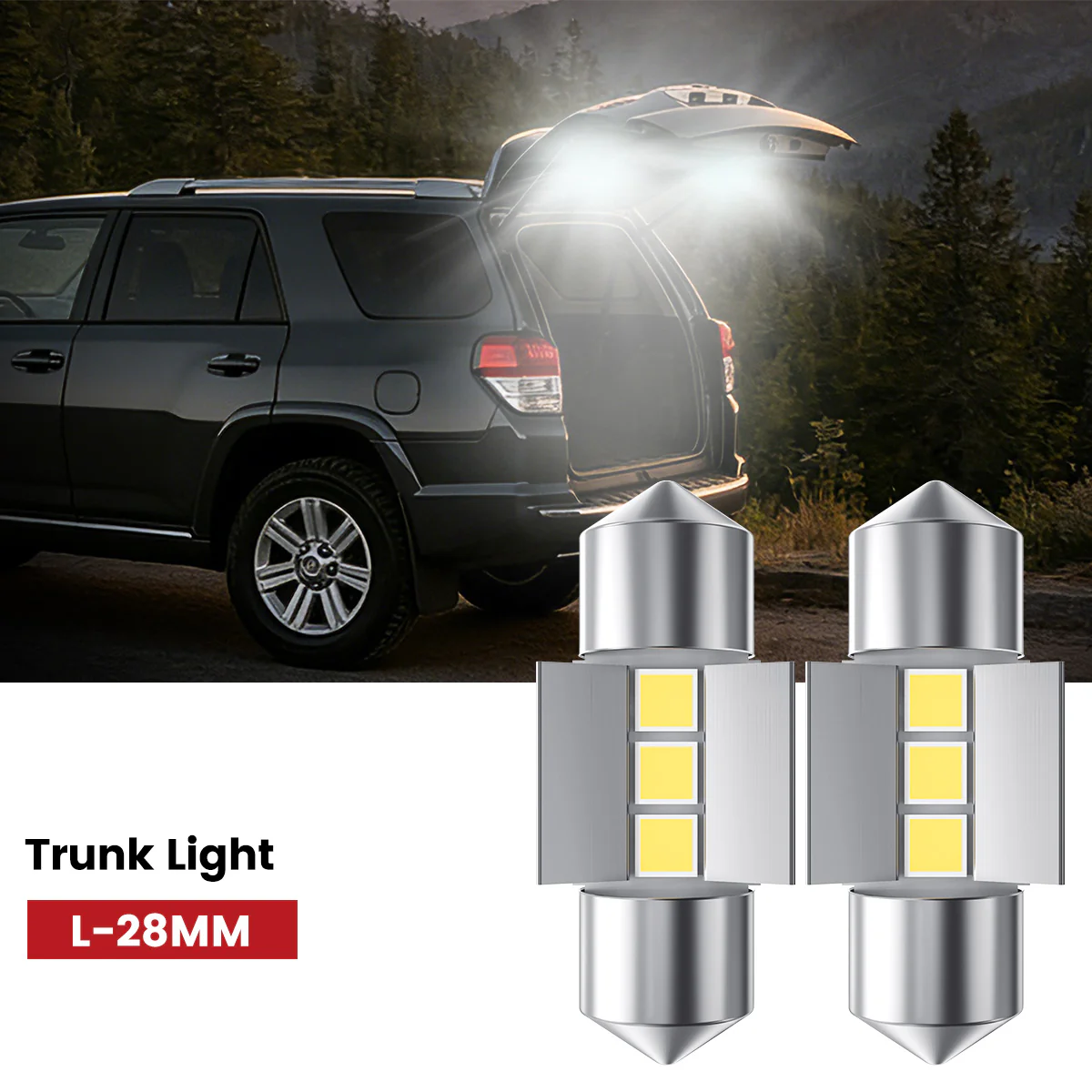 Fit for 2006-2013 Toyota 4Runner LED Bulbs Upgrade - Image 33