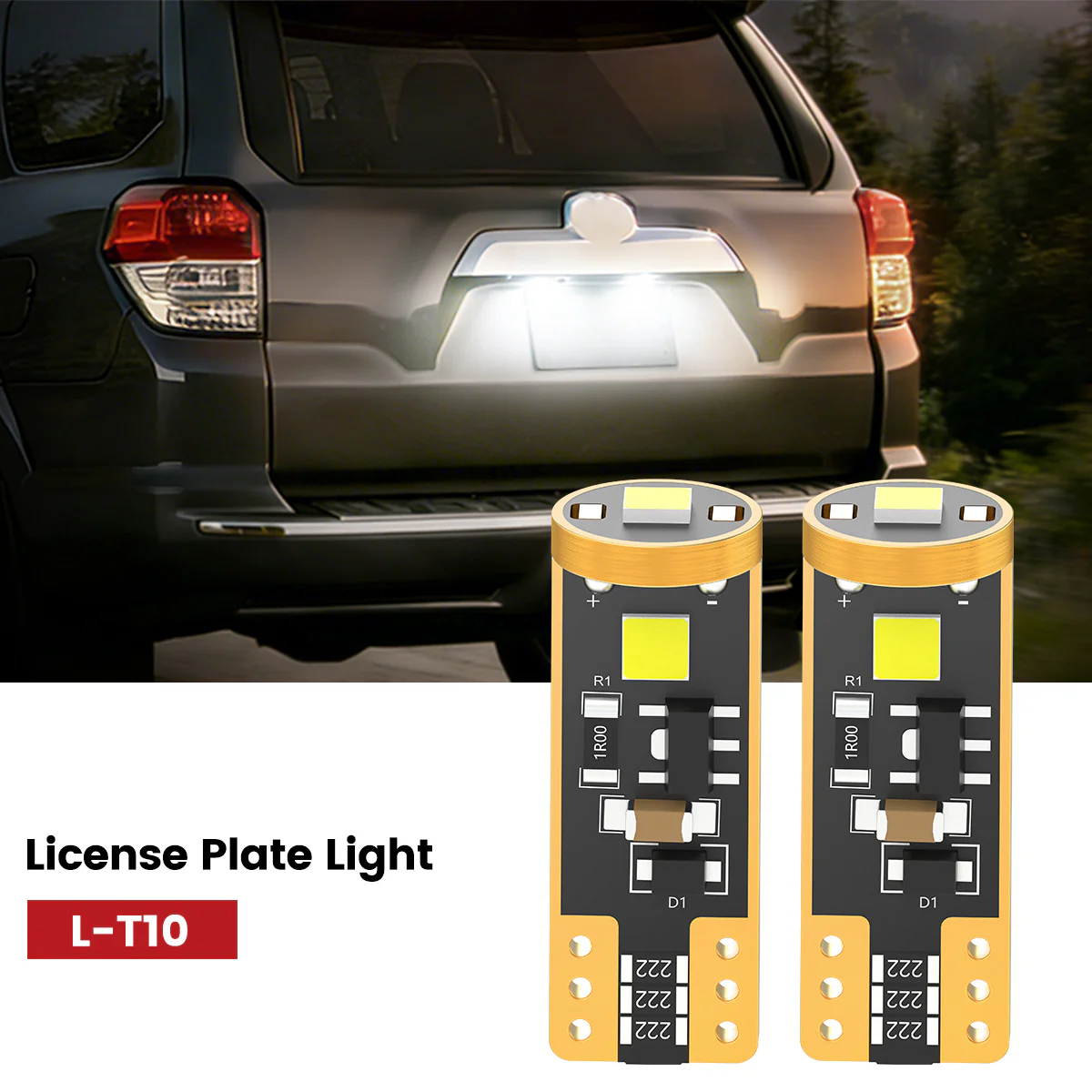 Fit for 2006-2013 Toyota 4Runner LED Bulbs Upgrade - Image 46