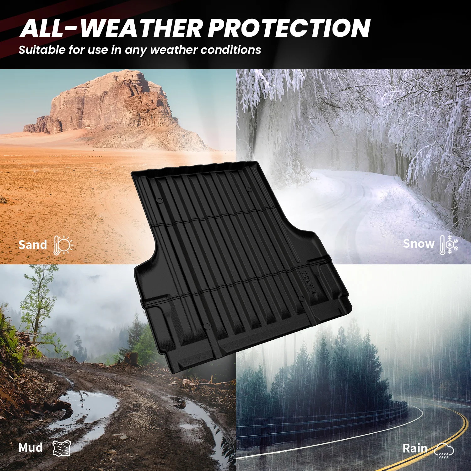 Fit for 2005-2021 Nissan Frontier Truck Bed Mat - Image 7