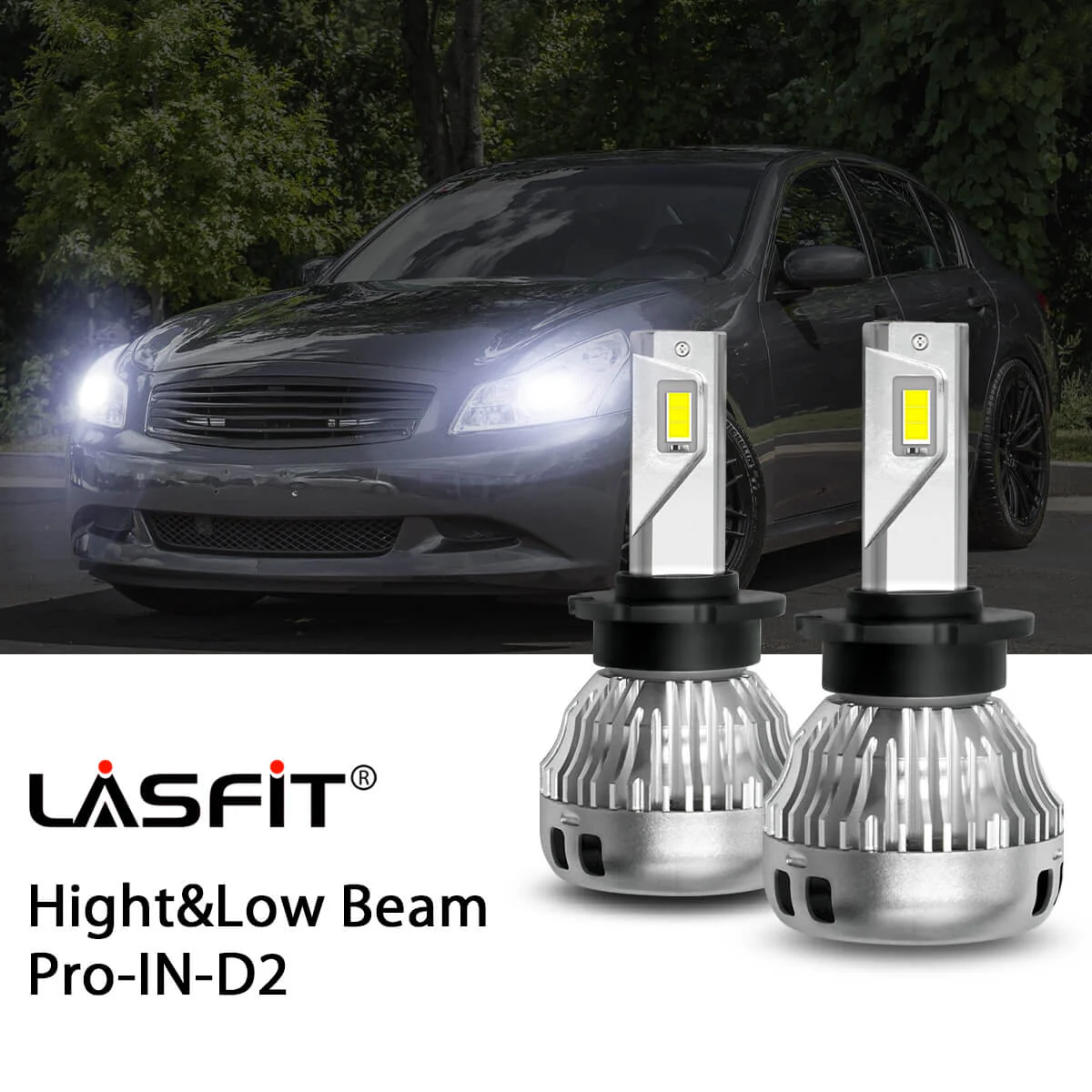 Fit for 2006-2008 Infiniti G35 D2S D2R HID to LED Bulbs Exterior Interior Lights - Image 6