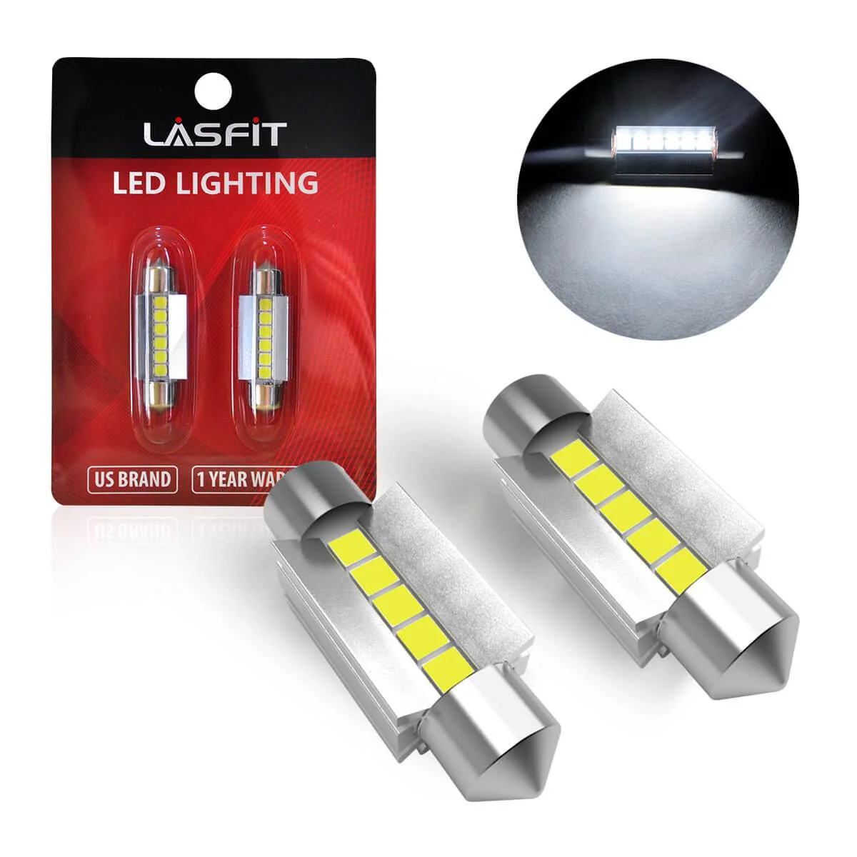 Fit for 2007-2011 Ford Fusion Custom H7 LED Bulbs Exterior Interior Light Plug and Play - Image 33