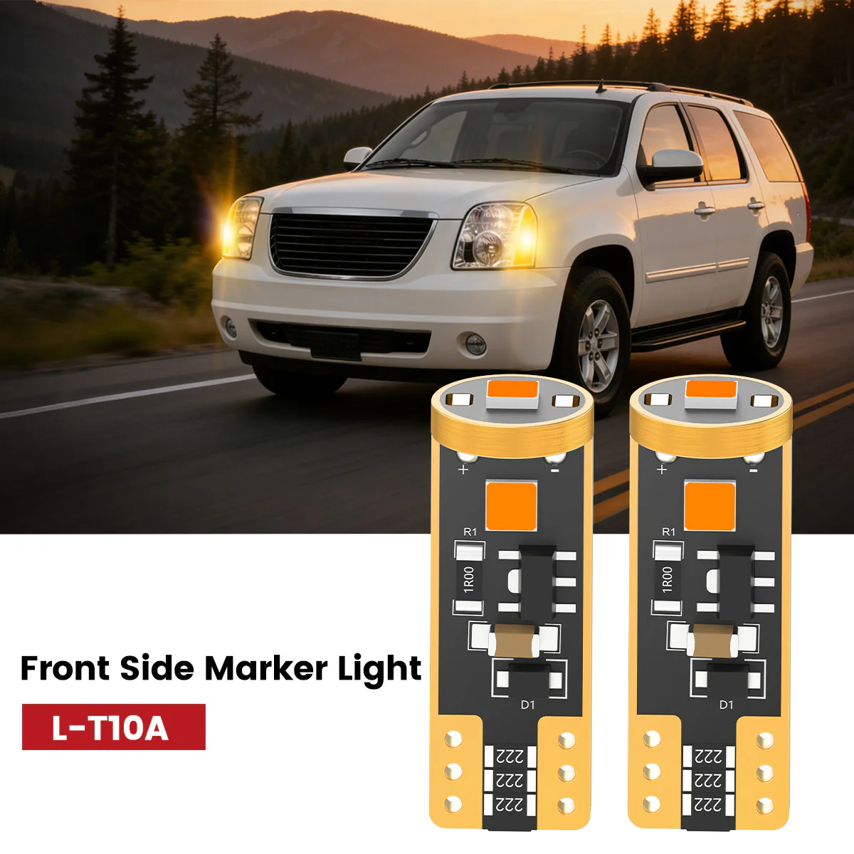 Fit for 2007-2014 GMC Yukon The Brightest LED Bulbs Upgrade - Image 36