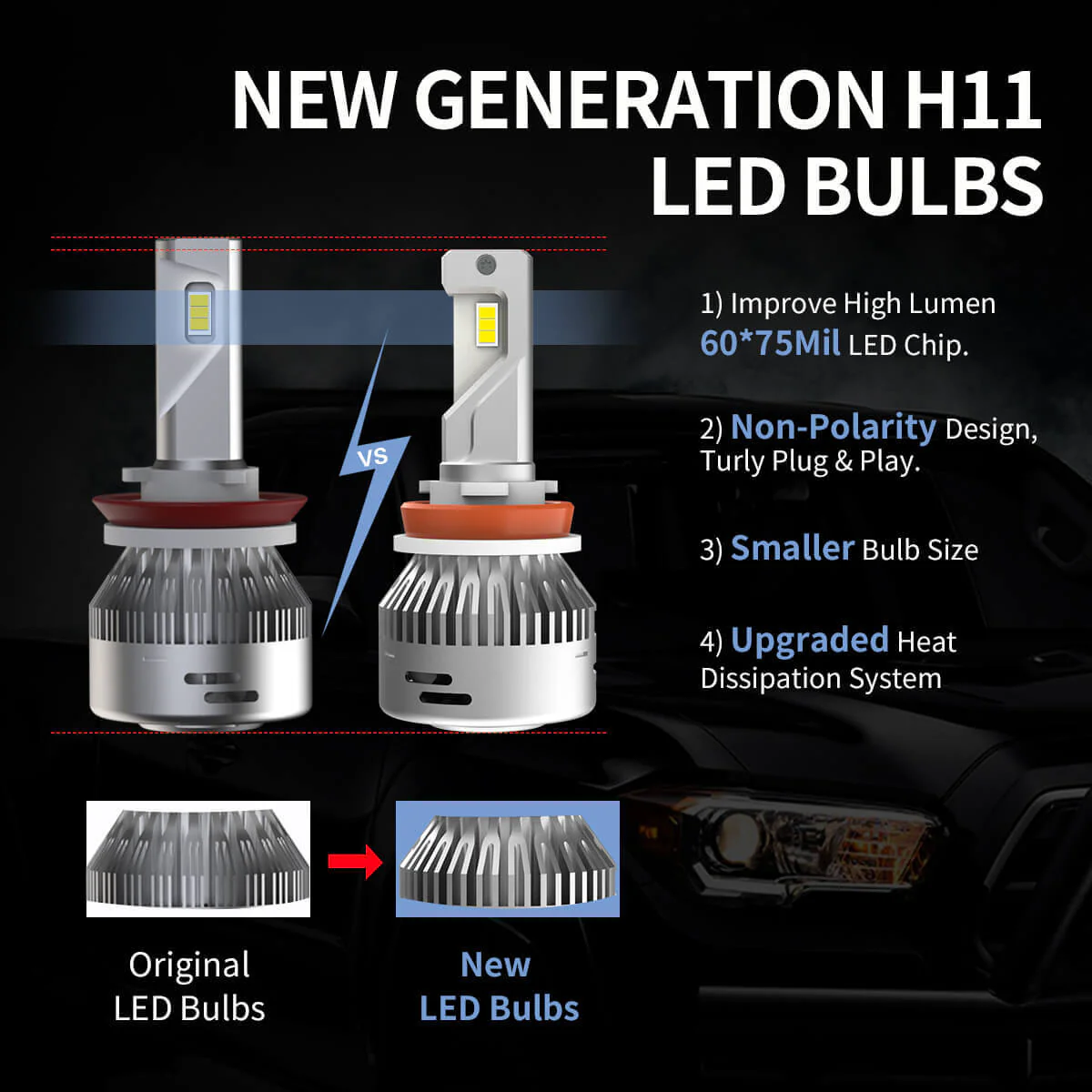 Fit for 2007-2013 Chevrolet Silverado 1500 LED Bulbs Upgrade | Tested and Verified - Image 19