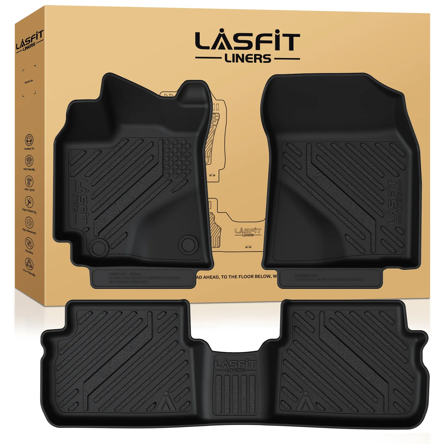 Fit for 2009-2013 Toyota Corolla Floor Mats or Cargo Mat - Image 9