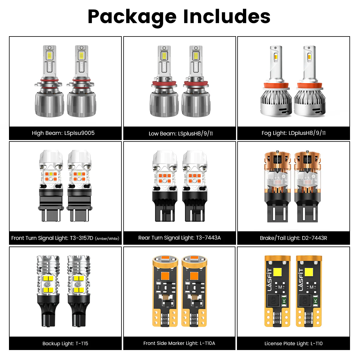 Fit for 2009-2015 Toyota Venza The Brightest LED Bulbs Upgrade - Image 2