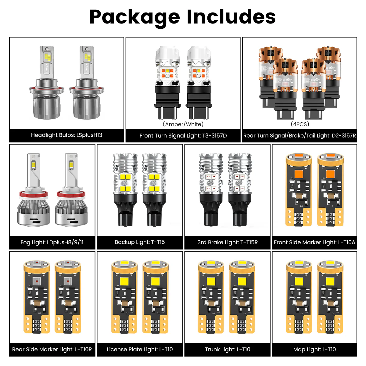 Fit for 2010-2012 Nissan Sentra The Brightest LED Bulbs Upgrade - Image 3