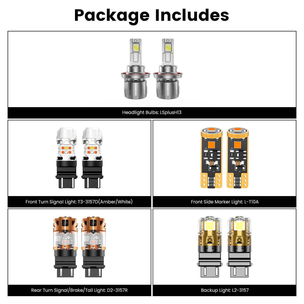 Fit for 2011-2016 Ford Chassis Cab F-350/450/550 The Brightest LED Bulbs Upgrade - Image 5