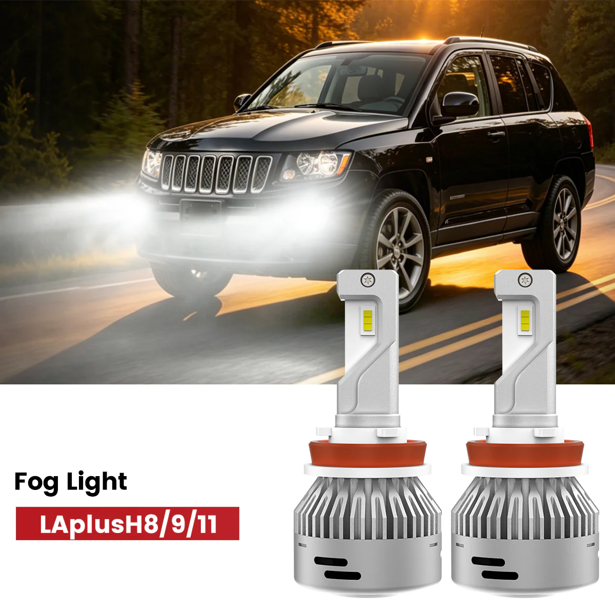Fit for 2011-2017 Jeep Compass The Brightest LED Bulbs Upgrade - Image 15