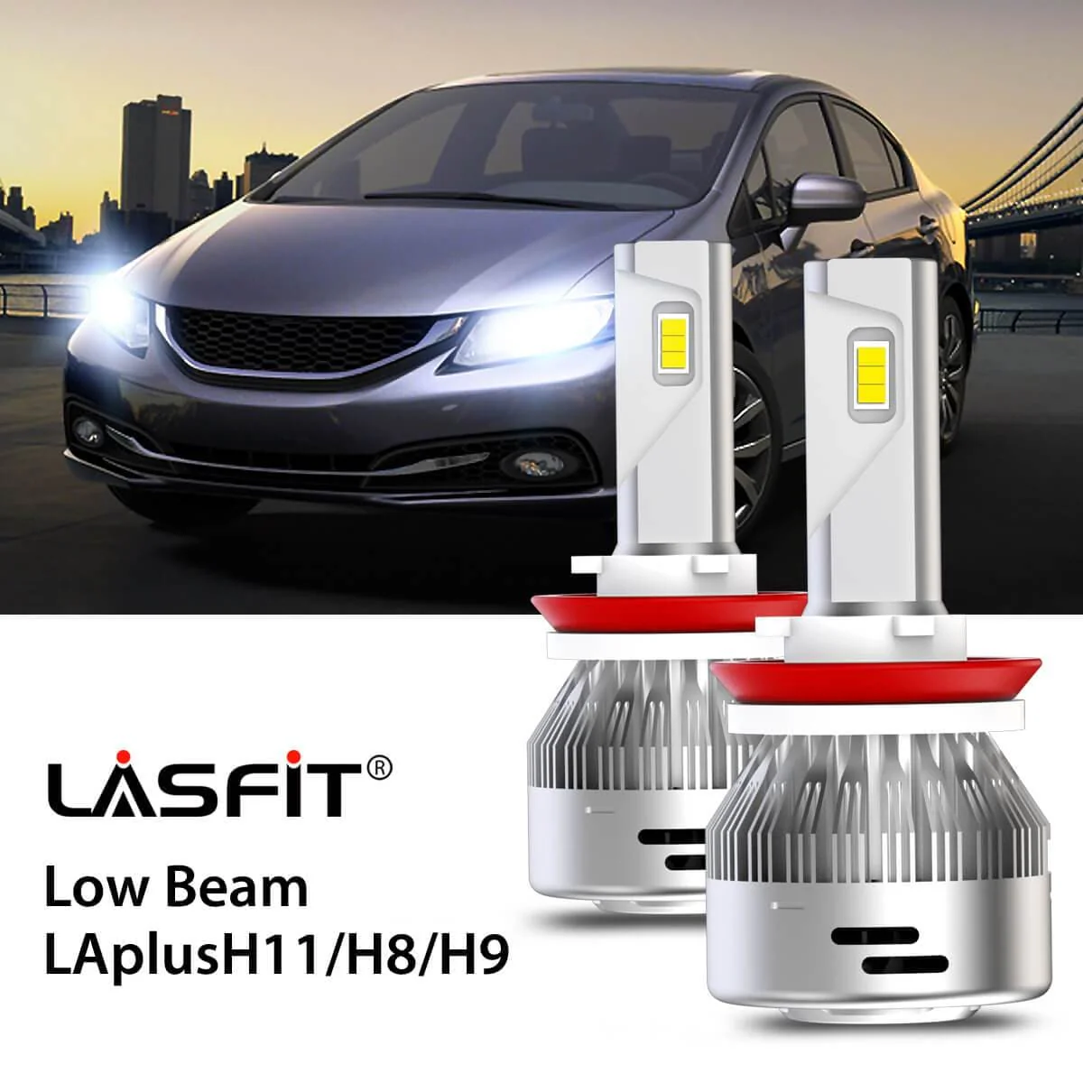 Fit for 2014-2015 Honda Civic LED Headlight Fog Exterior Interior Light Bulbs - Image 6