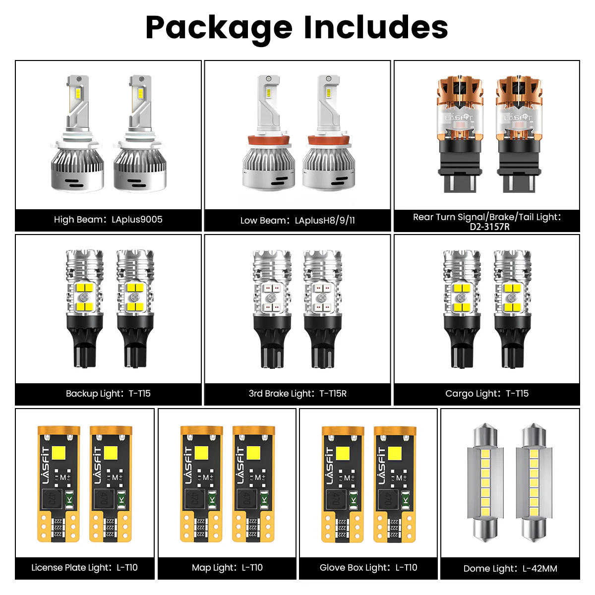 Fit for 2013-2015 Ram 2500 3500 LED Bulbs Upgrade - Image 3