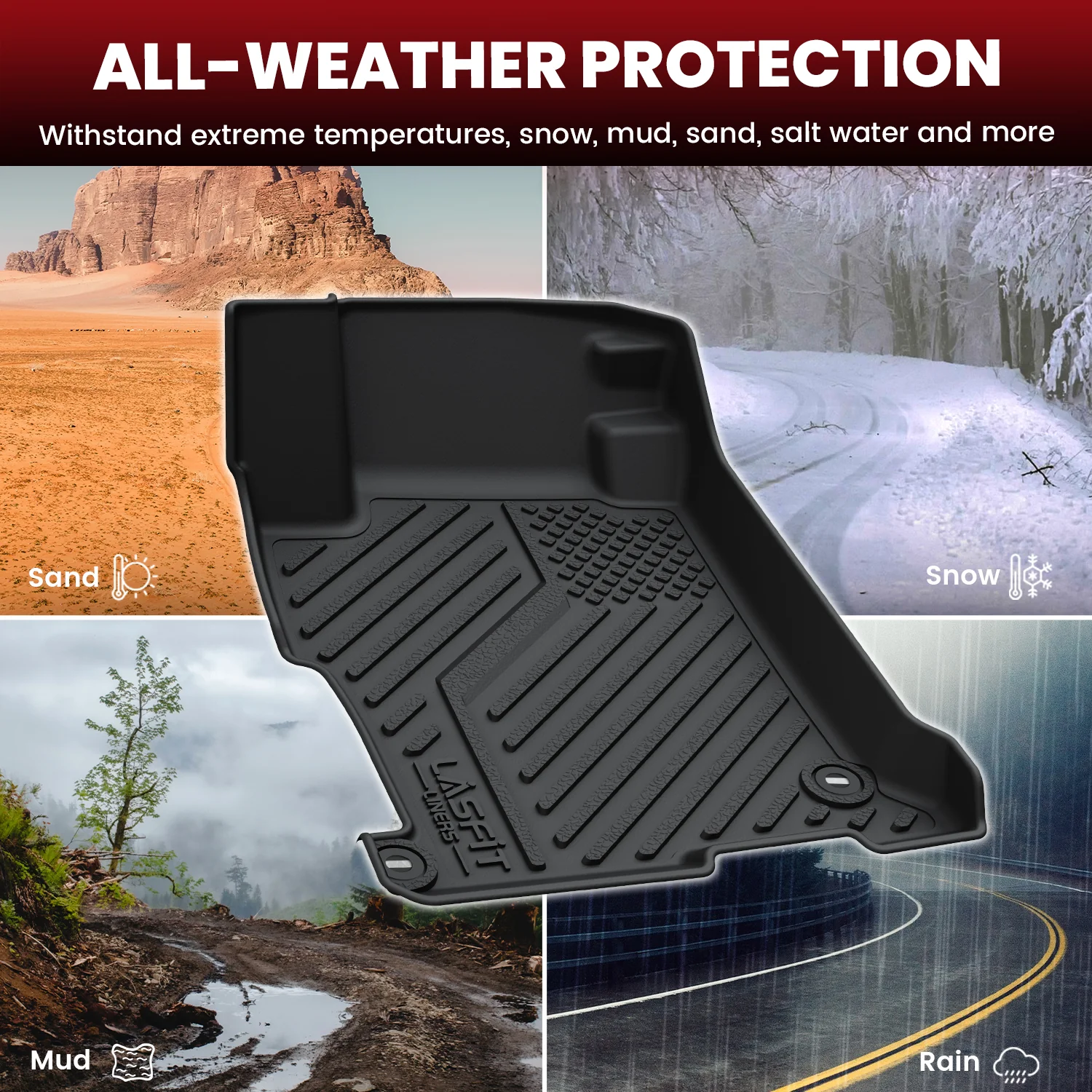 Fit for 2013-2017 Honda Accord Floor Mats or Cargo Mat, Fit Sedan Only - Image 24