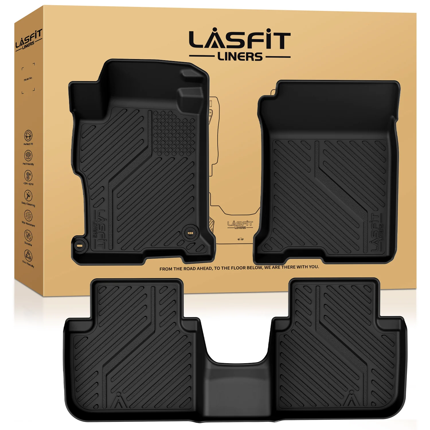 Fit for 2013-2017 Honda Accord Floor Mats or Cargo Mat, Fit Sedan Only - Image 26