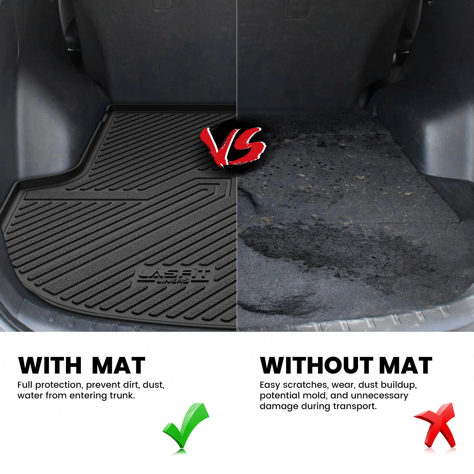 Fit for 2013-2018 Hyundai Santa Fe Sport Floor Mats or Cargo Mat, Fit 5-Passenger Only - Image 11