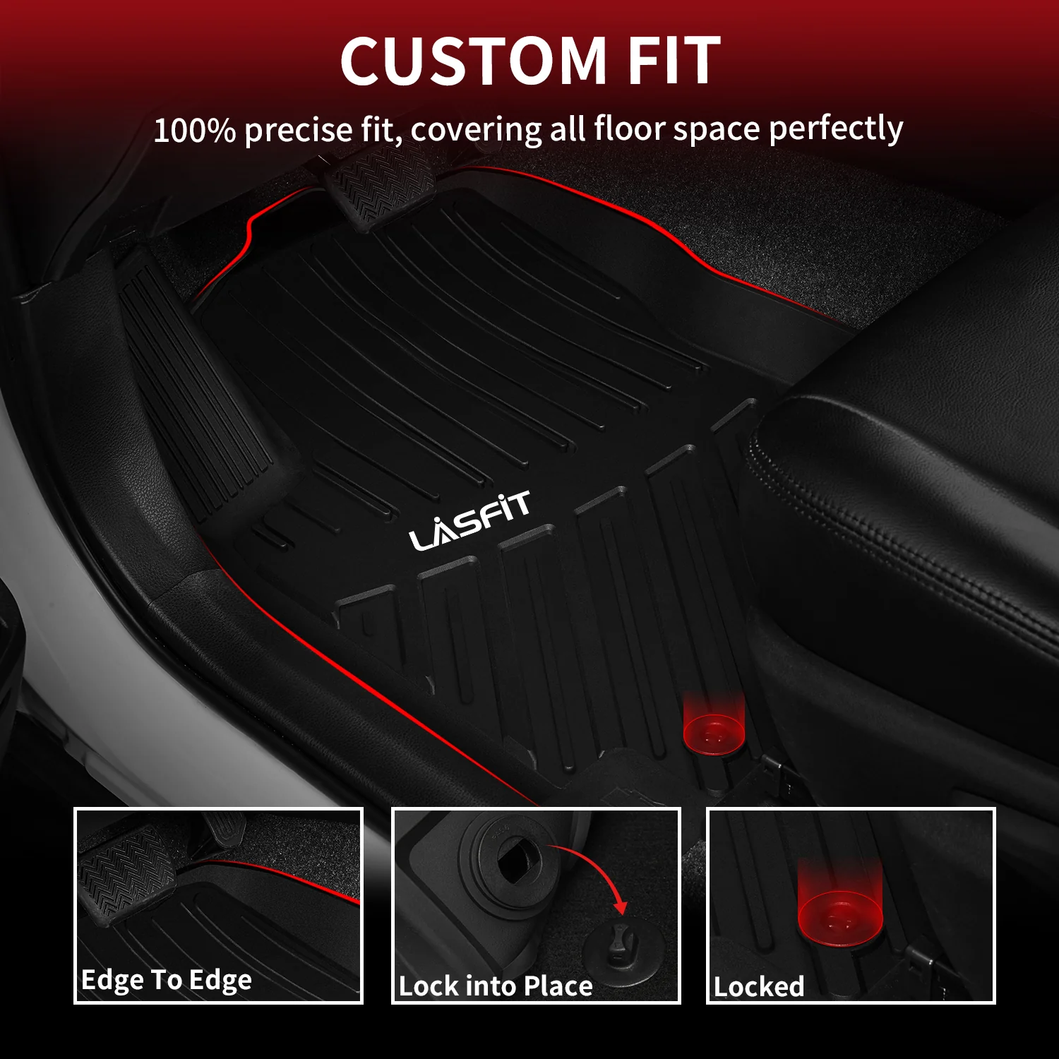 Fit for 2013-2018 Toyota RAV4 Floor Mats or Cargo Mat, Fit Gas Only - Image 10