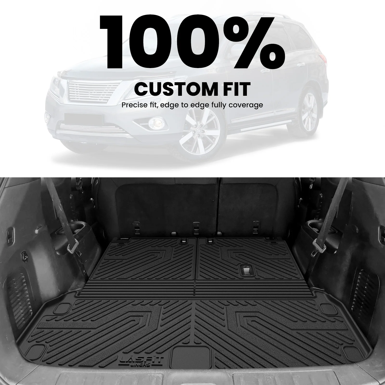 Fit for 2013-2020 Nissan Pathfinder Floor Mats or Cargo Mat & Seatback Mat - Image 11