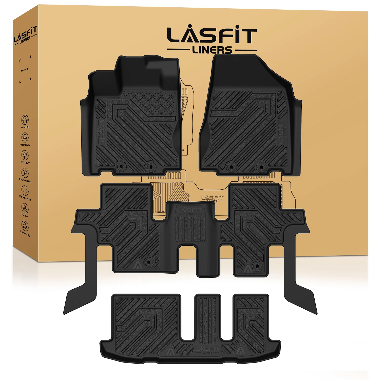 Fit for 2013-2020 Nissan Pathfinder Floor Mats or Cargo Mat & Seatback Mat - Image 9