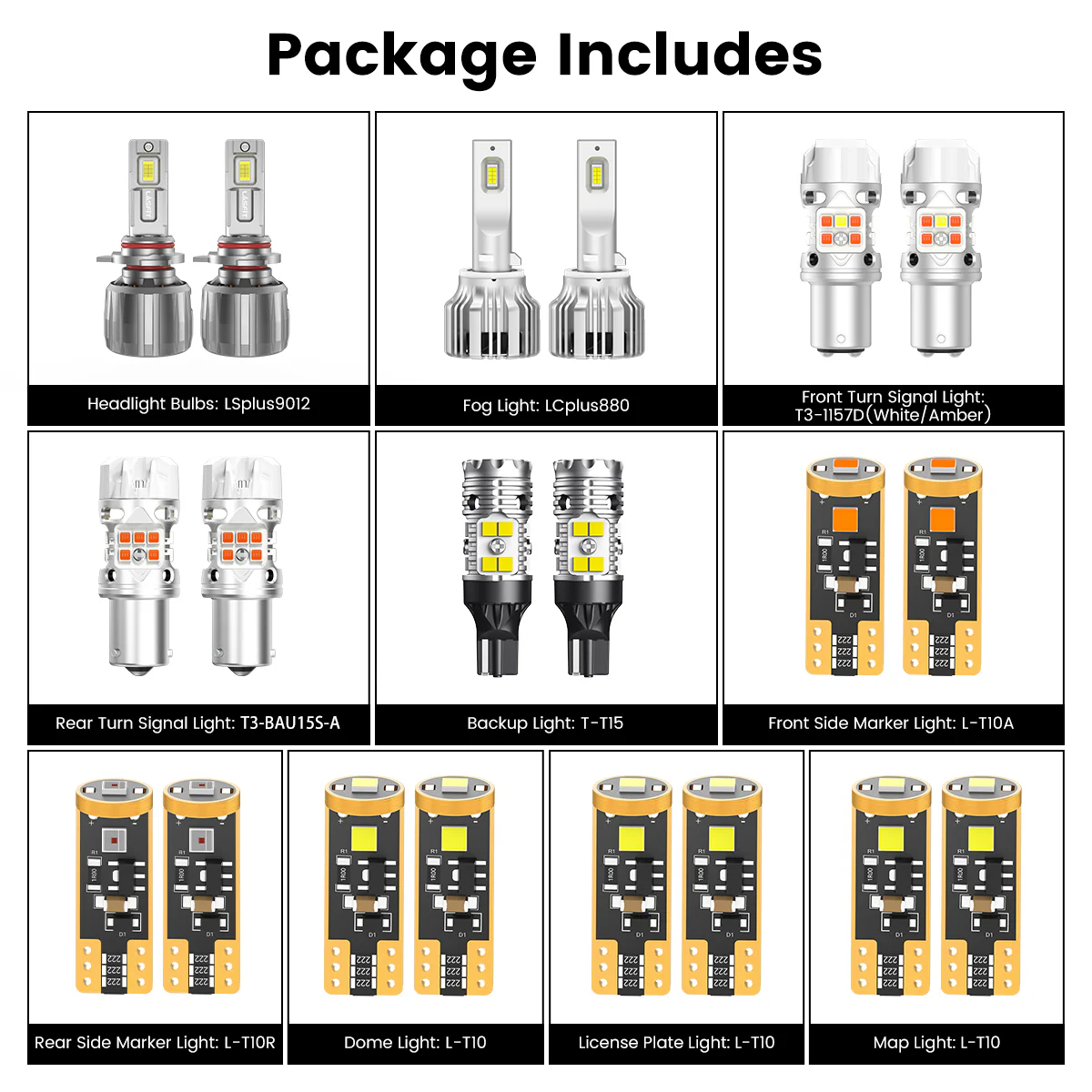 Fit for 2014-2015 Hyundai Tucson The Brightest LED Bulbs Upgrade - Image 9