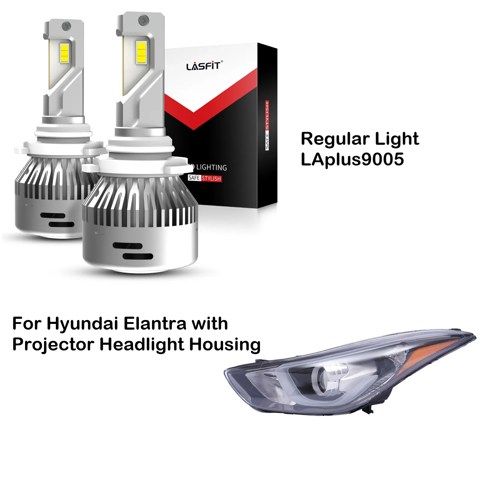 Fit for 2014-2016 Hyundai Elantra LED Bulbs 9005 H11 H7 Exterior Lights - Image 7