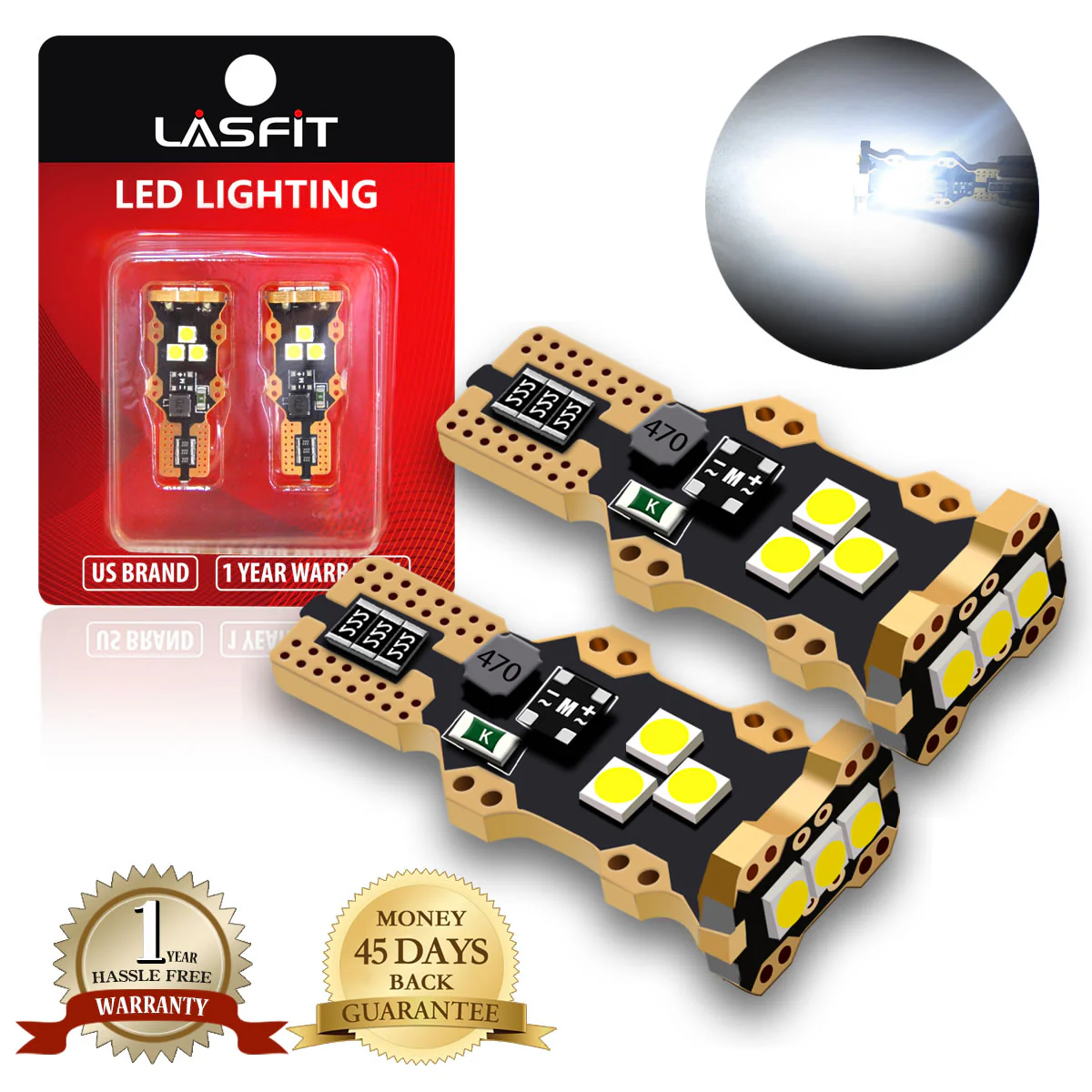Fit for 2014-2019 Ford Fiesta LED Bulbs H11 Interior Exterior Light Plug and Play - Image 17