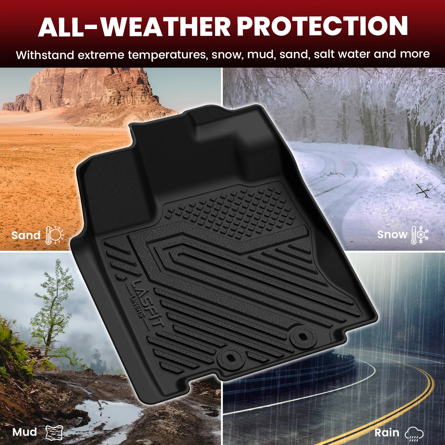 Fit for 2014-2021 Infiniti QX60 Floor Mats or Cargo Mat & Seatback Mat - Image 7