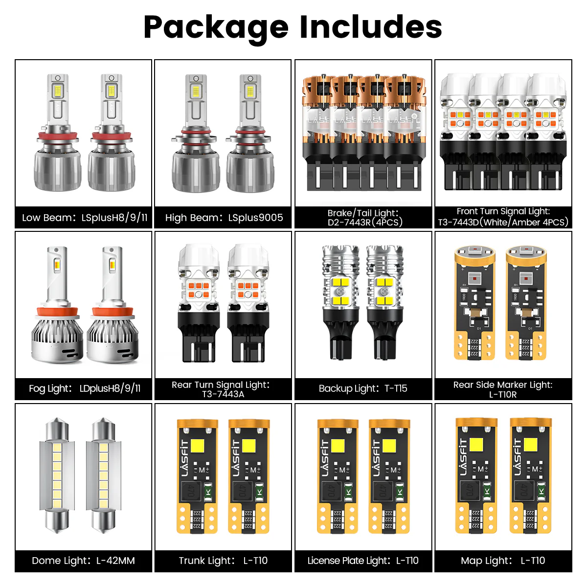 Fit for 2015-2016 Chevrolet Trax The Brightest LED Bulbs Upgrade - Image 3