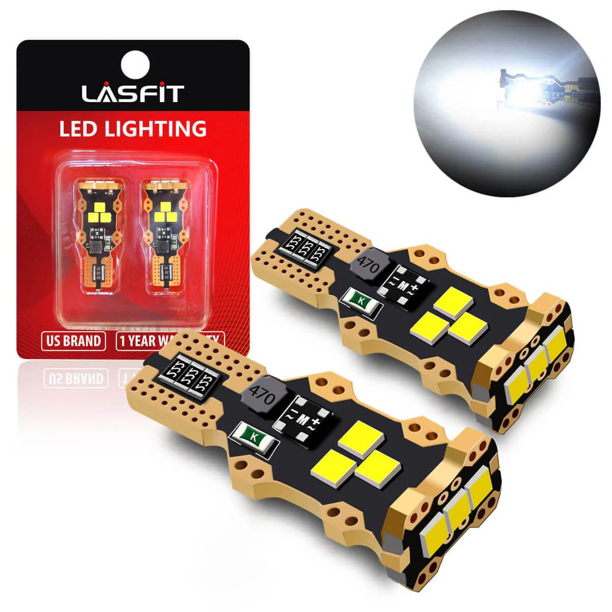 Fit for 2015-2021 Kia Sedona Custom H7 LED Bulbs Exterior Interior Lights Plug and Play - Image 25
