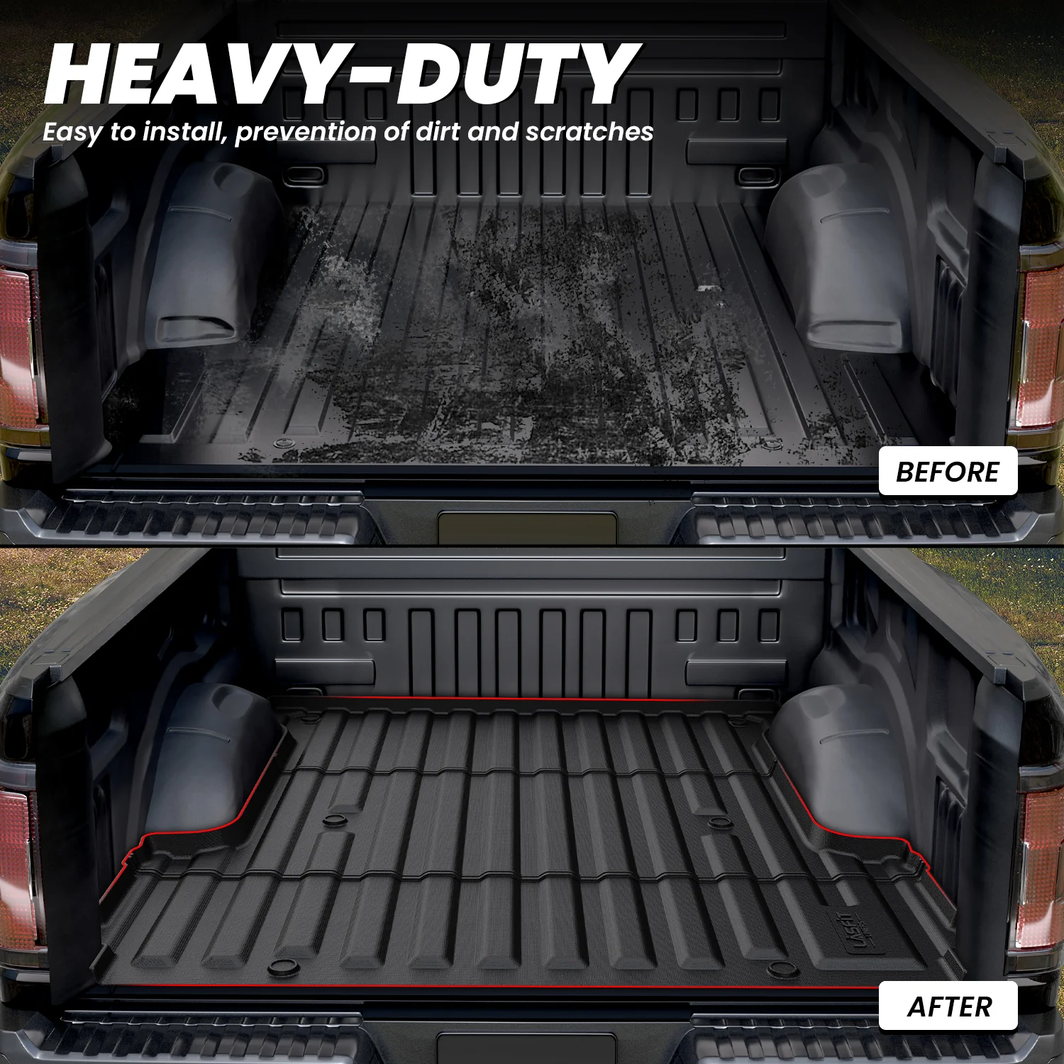Fit for 2015-2020 Ford F-150 Truck Bed Mat or Tailgate Mat, Not Fit Drop-in Liners - Image 13