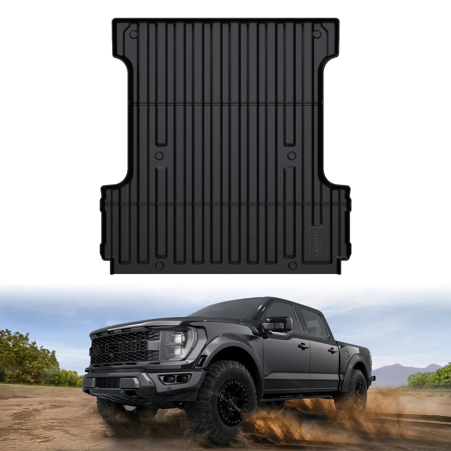 Fit for 2015-2020 Ford F-150 Truck Bed Mat or Tailgate Mat, Not Fit Drop-in Liners - Image 19