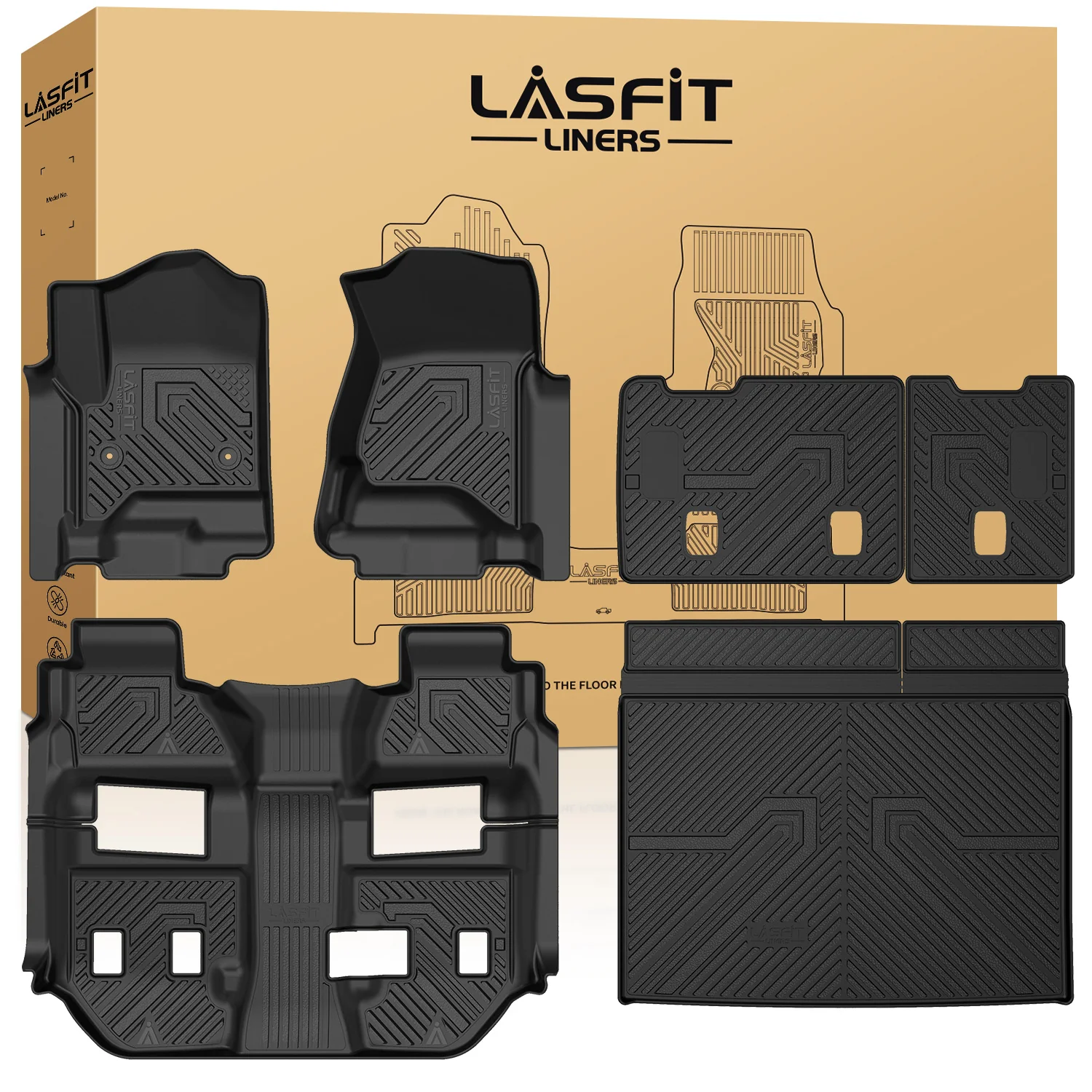 Fit for 2015-2020 Chevrolet Suburban Floor Mats or Seatback & Cargo Mat - Image 9