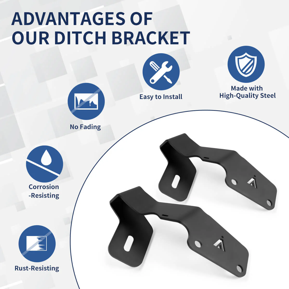 Fit For 2015-2021 Subaru WRX/STI Low Profile Ditch Light Brackets | LASFIT - Image 3