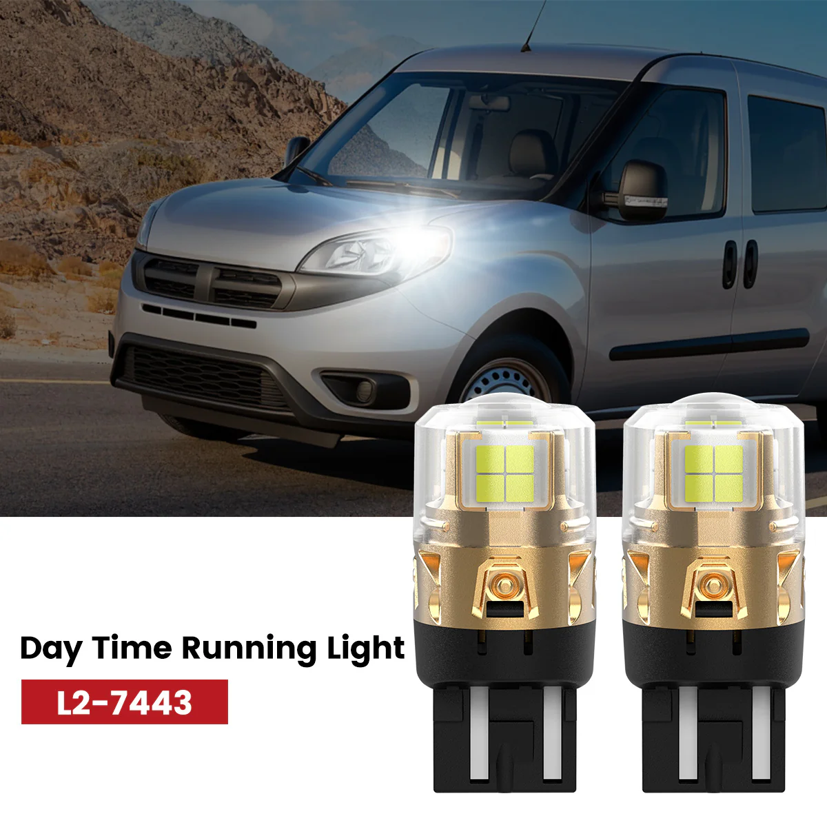 Fit for 2015-2022 Ram ProMaster City The Brightest LED Bulbs Upgrade - Image 45