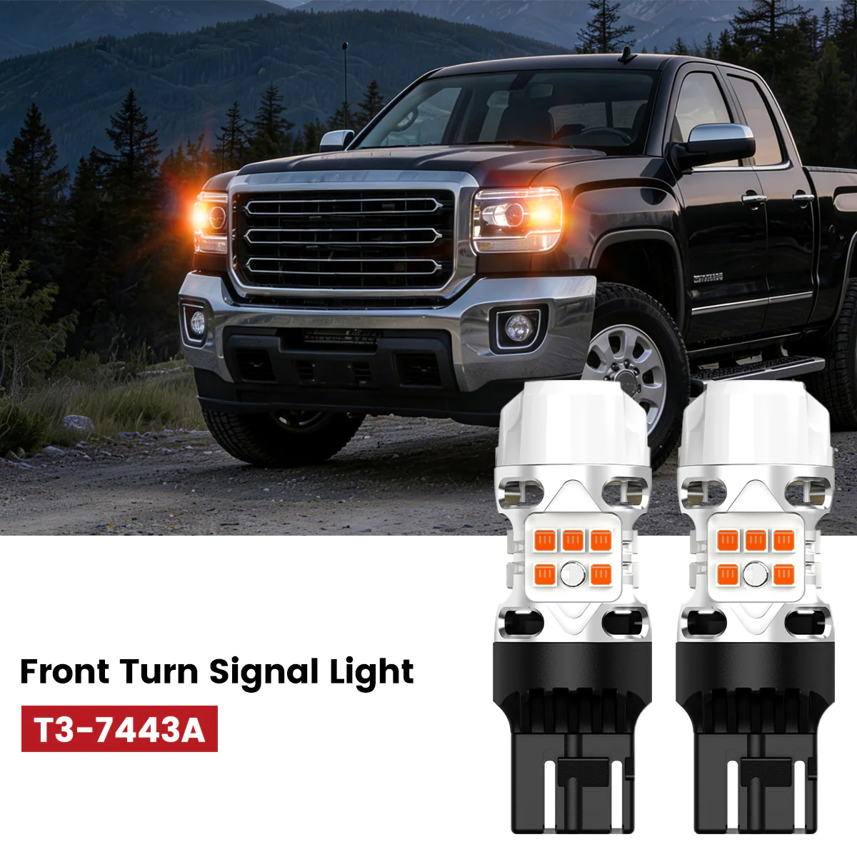 Fit for 2015 GMC Sierra 2500HD 3500HD The Brightest LED Bulbs Upgrade - Image 17