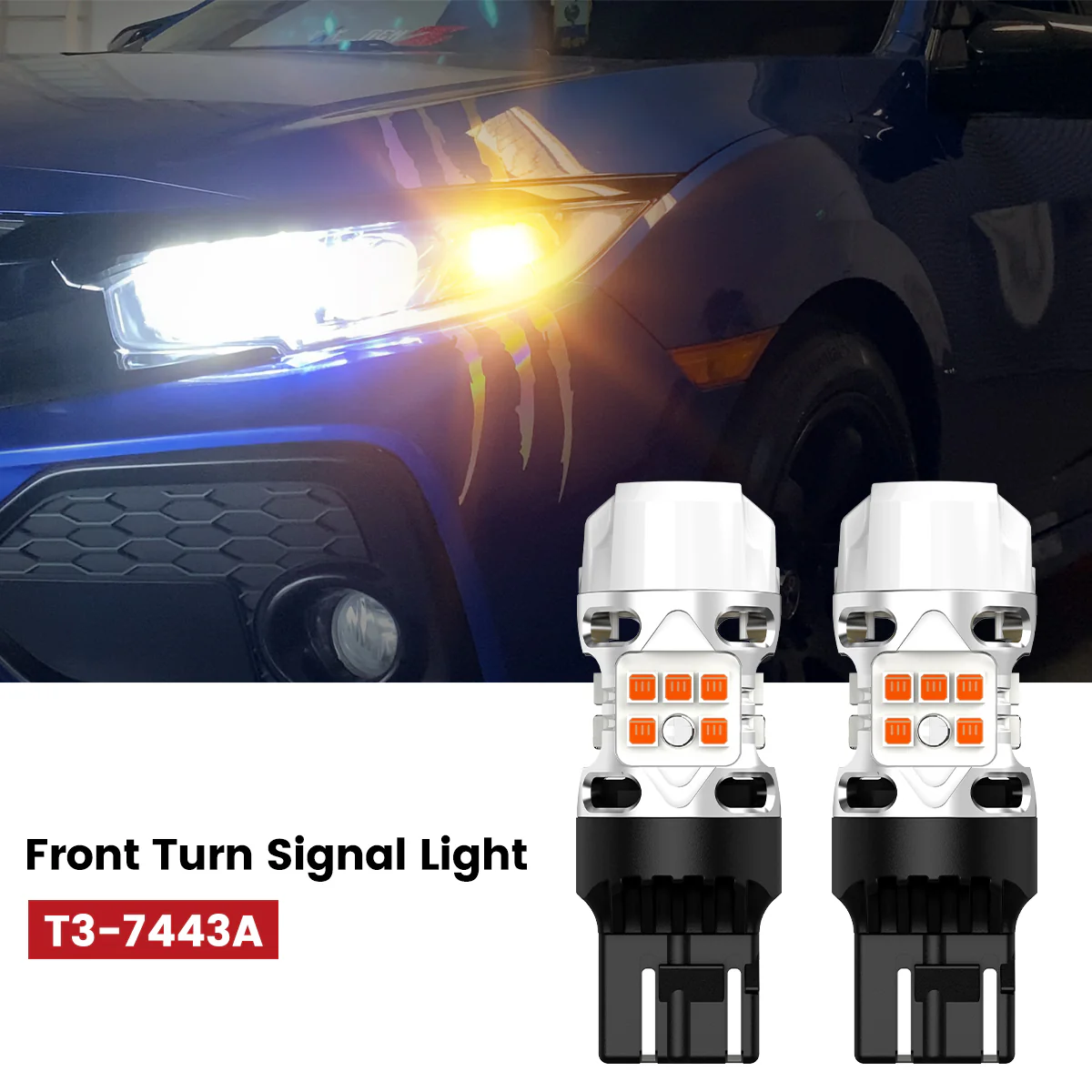 Fit for 2016-2021 Honda Civic Sedan Coupe Hatchback The Brightest LED Bulbs Upgrade | Tested and Verified - Image 30