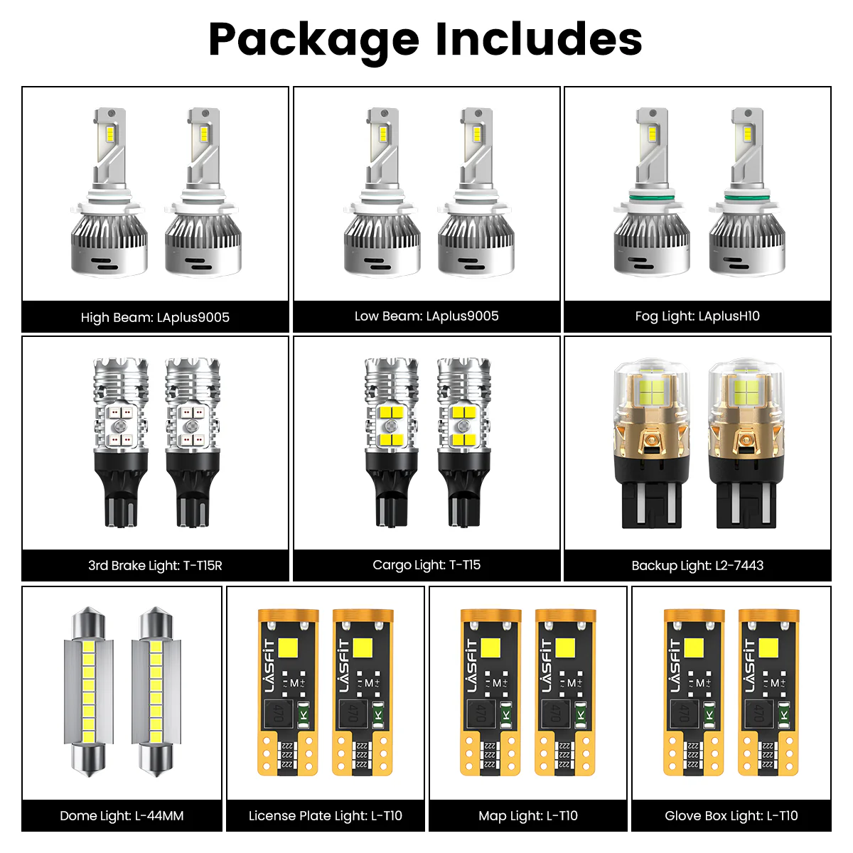 Fit for 2016-2018 Ram HD 2500/3500 LED Bulbs Upgrade | Tested and Verified - Image 9