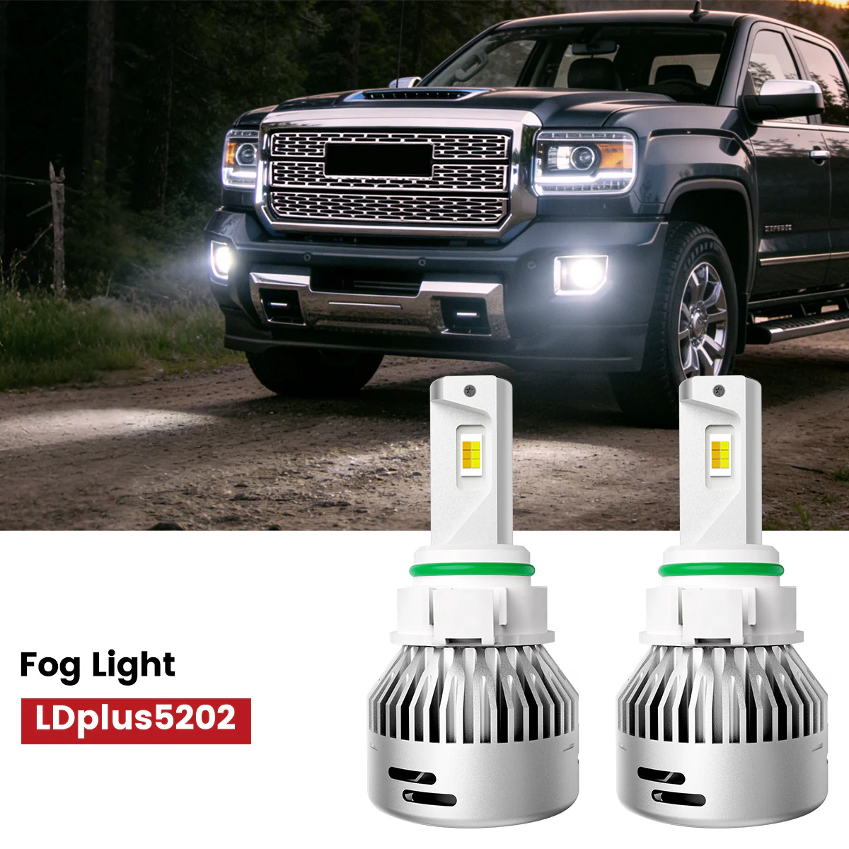 Fit for 2016-2019 GMC Sierra 2500HD 3500HD LED Bulbs Upgrade - Image 11