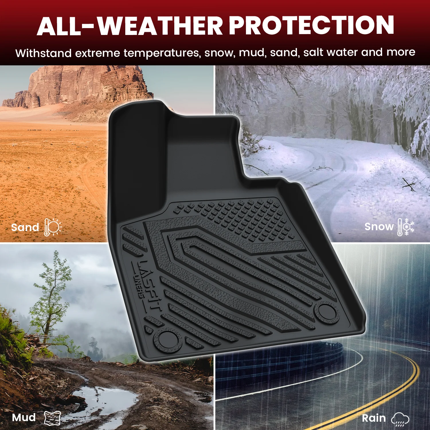 Fit for 2016-2022 Lexus RX350 RX450h Floor Mats or Cargo Mats, Don't Fit 2018-2022 RX L Models - Image 17