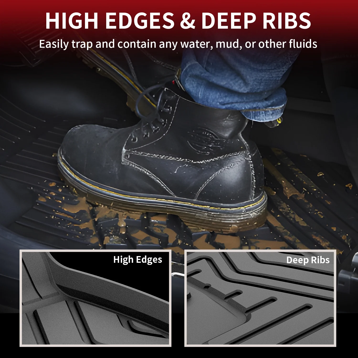 Fit for 2016-2022 Lexus RX350 RX450h Floor Mats or Cargo Mats, Don't Fit 2018-2022 RX L Models - Image 7