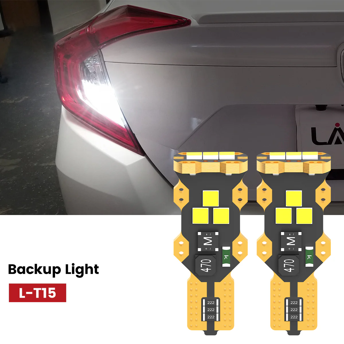 Fit for 2016-2021 Honda Civic Sedan Coupe Hatchback The Brightest LED Bulbs Upgrade | Tested and Verified - Image 37
