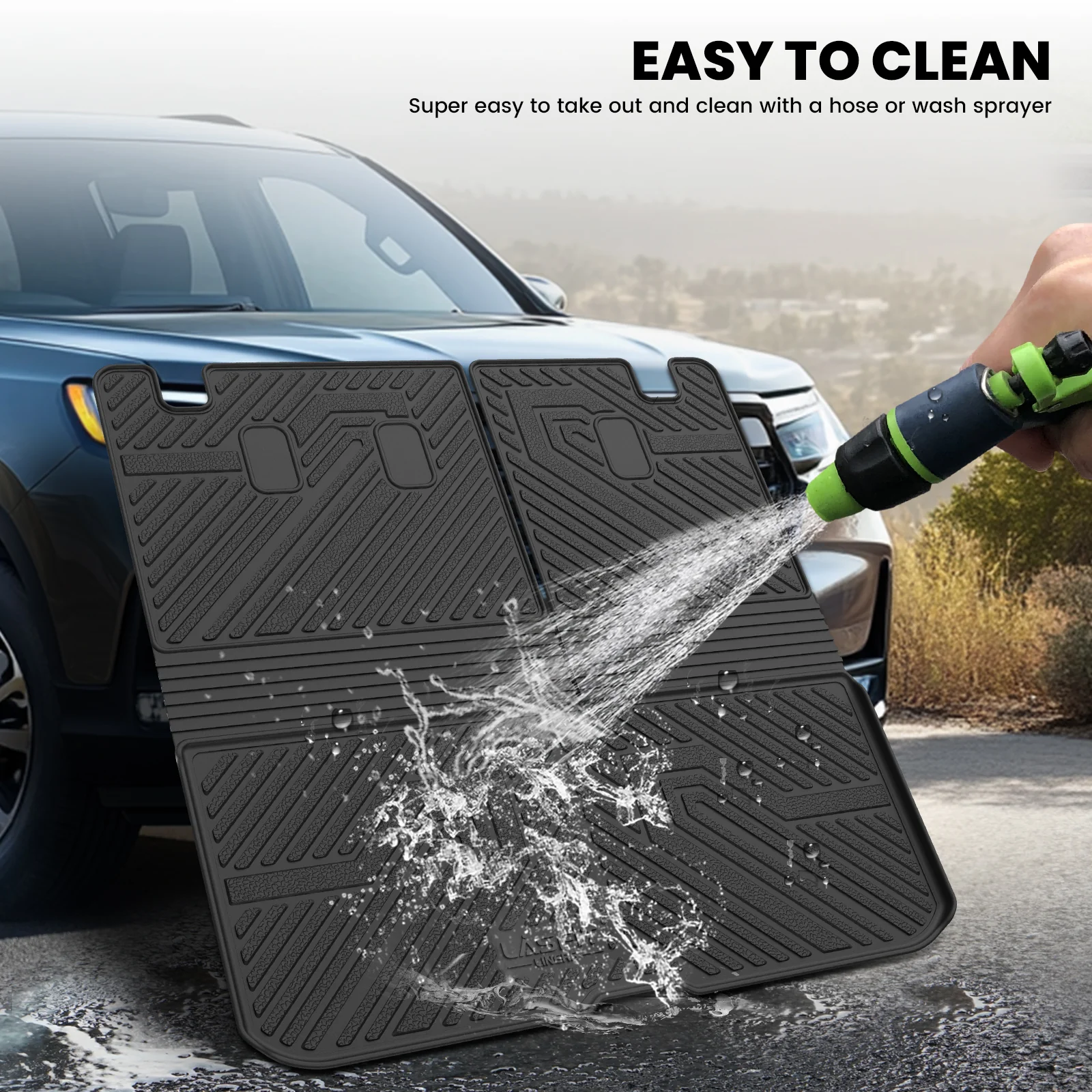 Fit for 2016-2022 Honda Pilot Floor Mats or Cargo & Seatback Mat, Cargo Mat Fit in Highest Position Only - Image 24
