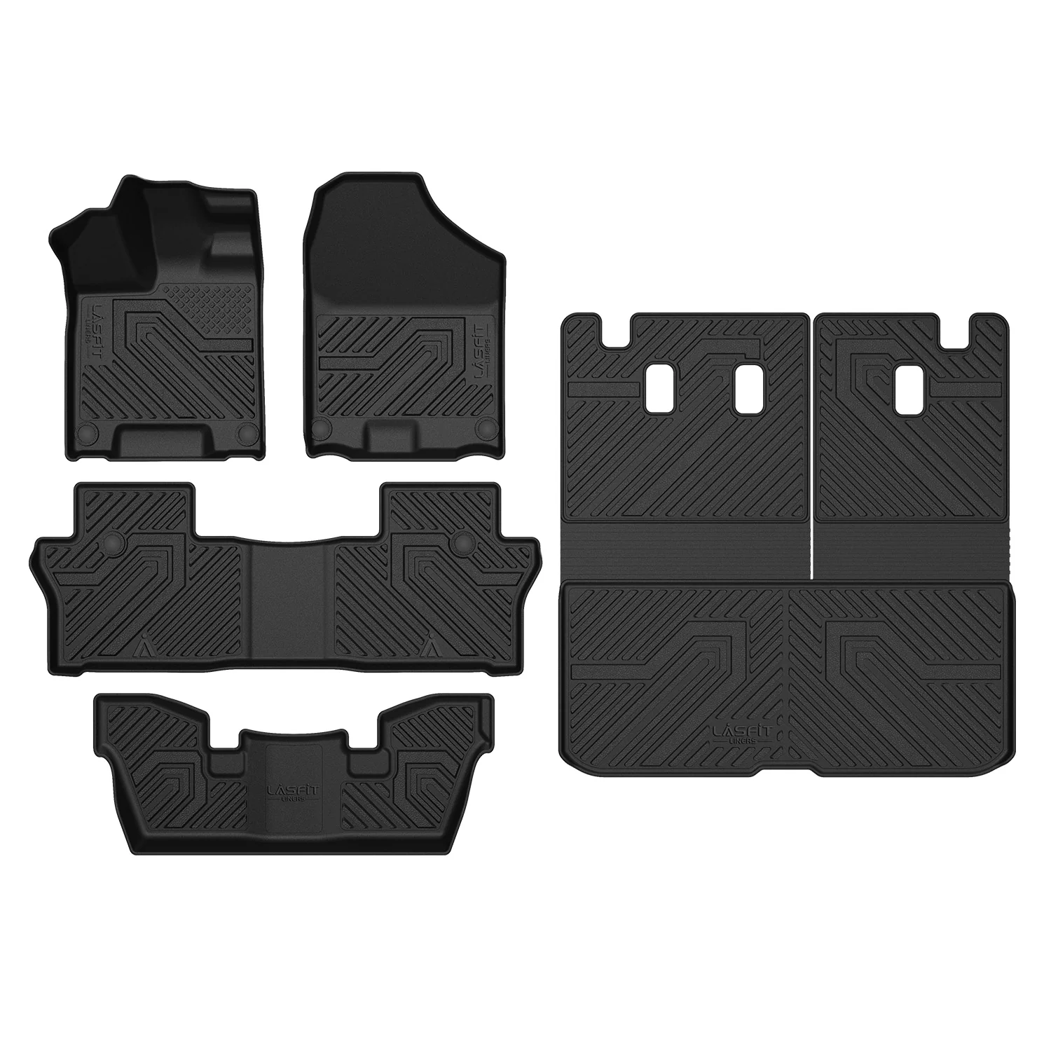 Fit for 2016-2022 Honda Pilot Floor Mats or Cargo & Seatback Mat, Cargo Mat Fit in Highest Position Only - Image 8