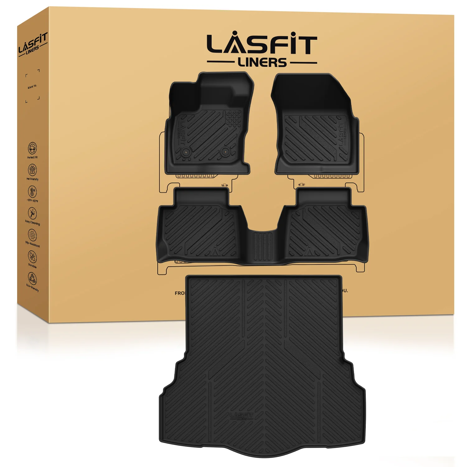 Fit for 2017-2020 Ford Fusion Custom Floor Mats or Cargo Mat - Image 29