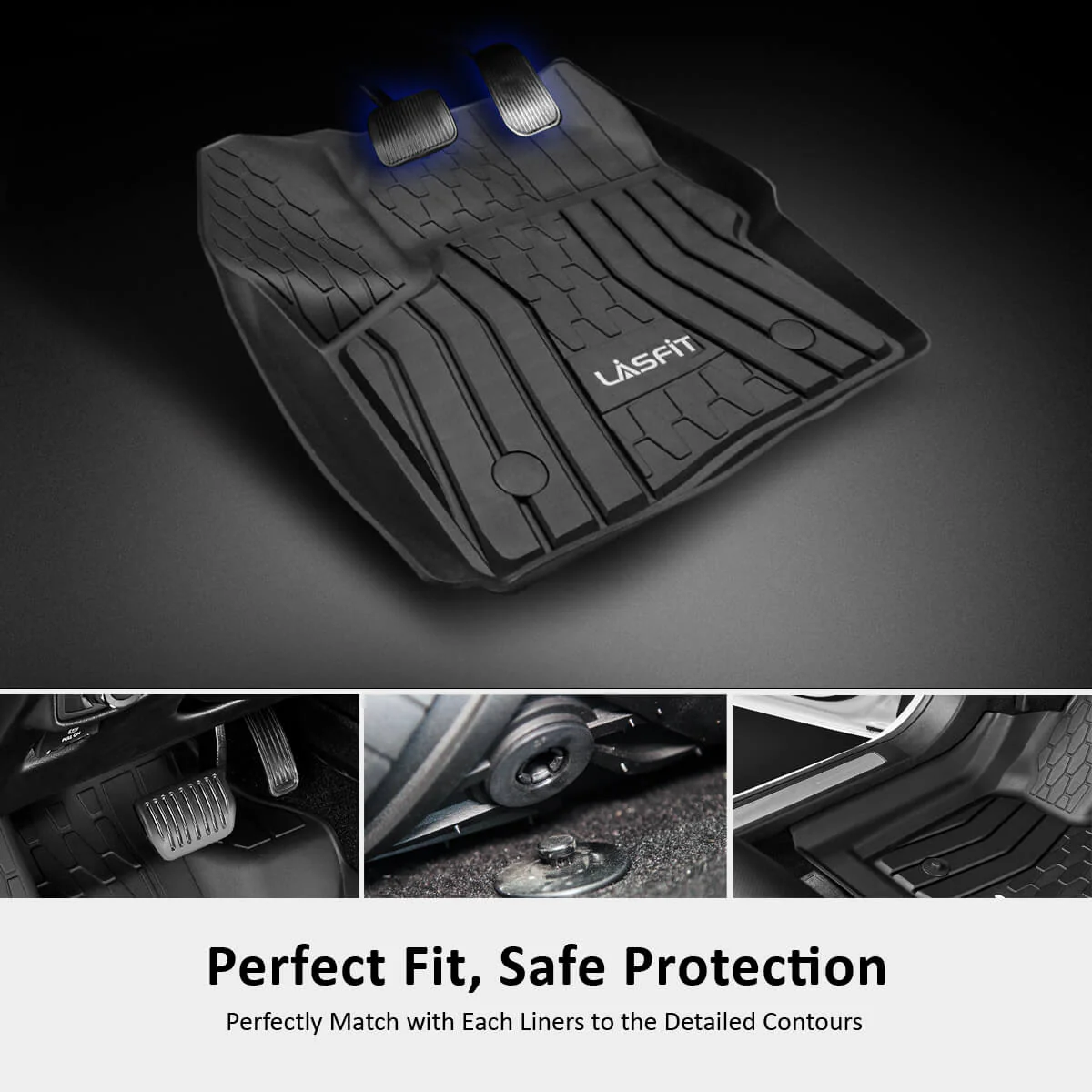 Fit for 2017-2020 Ford Fusion Custom Floor Mats or Cargo Mat - Image 6