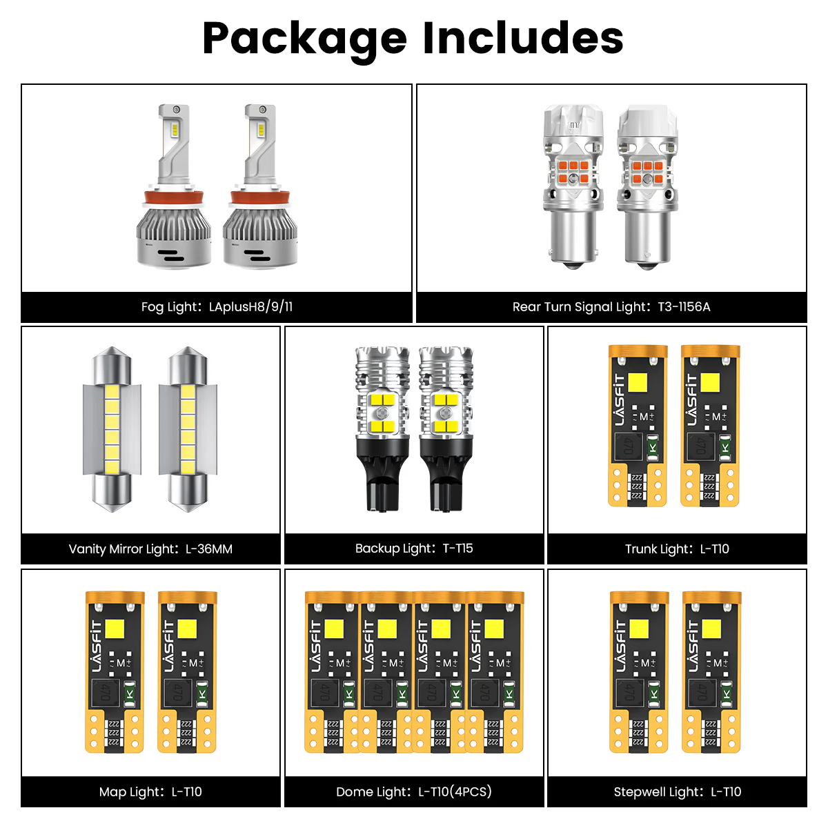 Fit for 2018-2020 Volkswagen Atlas LED Bulbs Upgrade | Tested and Verified - Image 8