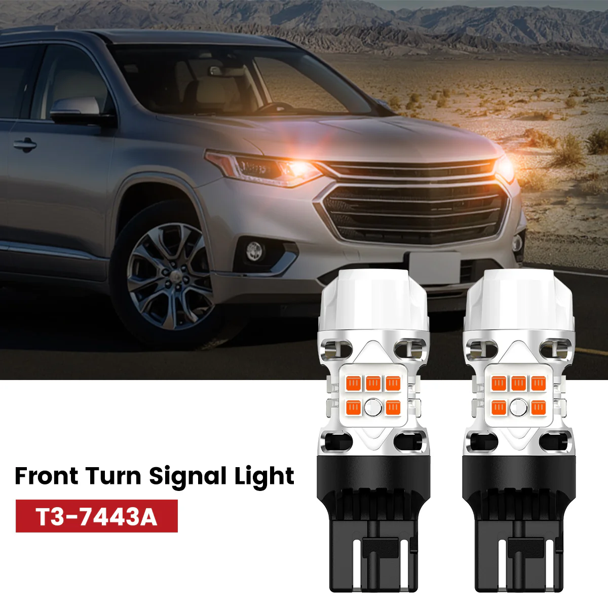 Fit For 2018-2021 Chevrolet Traverse  LED Bulbs Upgrade - Image 17